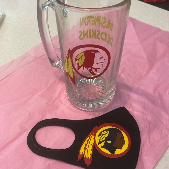 Set of beer mug and mask  “ Red Skin” - Picture 2 of 6